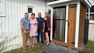 Un frigo-partage inauguré à Saint-Joseph-de-Beauce