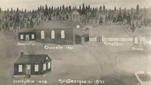 Les églises de 1831 et de 1862 à Saint-Georges 