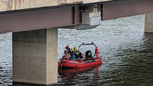 Saint-Georges: intervention des pompiers sur la rivière Chaudière