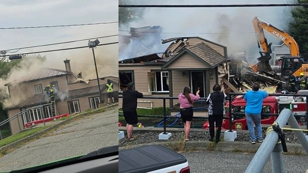 Incendie St-Evariste: la maison a été complètement détruite