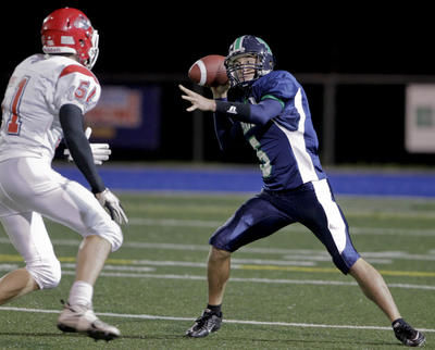 Les Triades de Lanaudière ont remporté une importante victoire de 39-0 contre les Cheminots de Saint-Jérôme le 2 octobre dernier. Photo : André Sirois