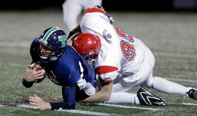 Les Triades de Lanaudière ont remporté une importante victoire de 39-0 contre les Cheminots de Saint-Jérôme le 2 octobre dernier. Photo : André Sirois