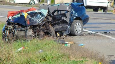 Accident grave sur la route 158