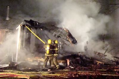 Violent incendie à Ste-Mélanie
