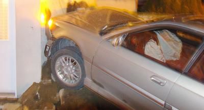 Un accident dans sa cour