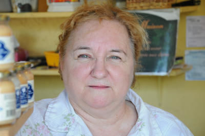 Judith Levasseur, marchandede fruits et légumes et produits du terroir a perdu 25% de son chiffre d'affaires.