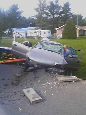 Deux accidents graves à St-Félix-de-Valois