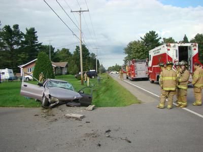 Deux accidents graves à St-Félix-de-Valois