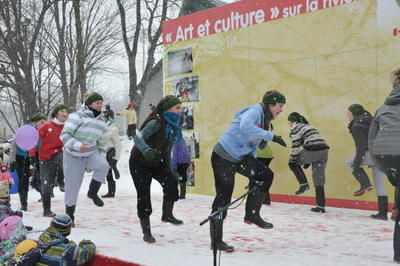 Le Festi-Glace se conclut sous la neige