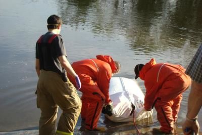 Cadavre trouvé sur la berge de la rivière L'Assomption