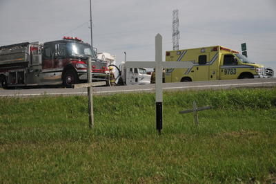 Grave accident sur la 158