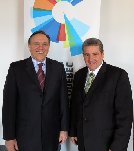 François Legault et François Benjamin