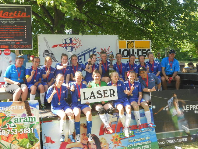Le Laser FU14 féminin local champion.
