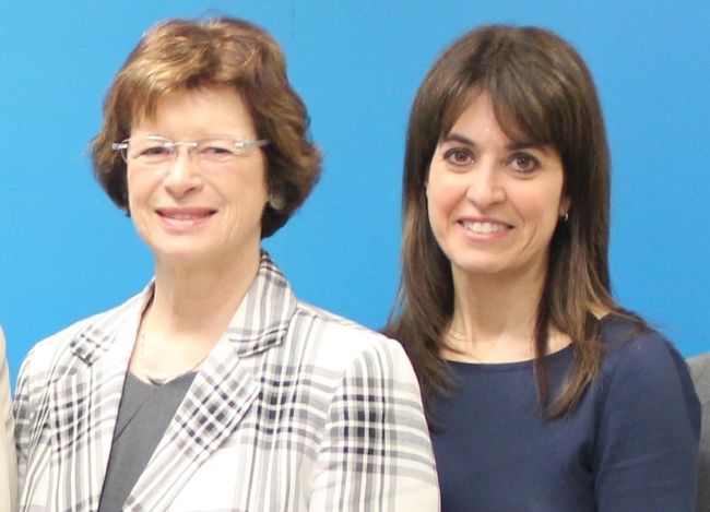 Véronique Hivon en compagnie de la ministre Marie Malavoy.