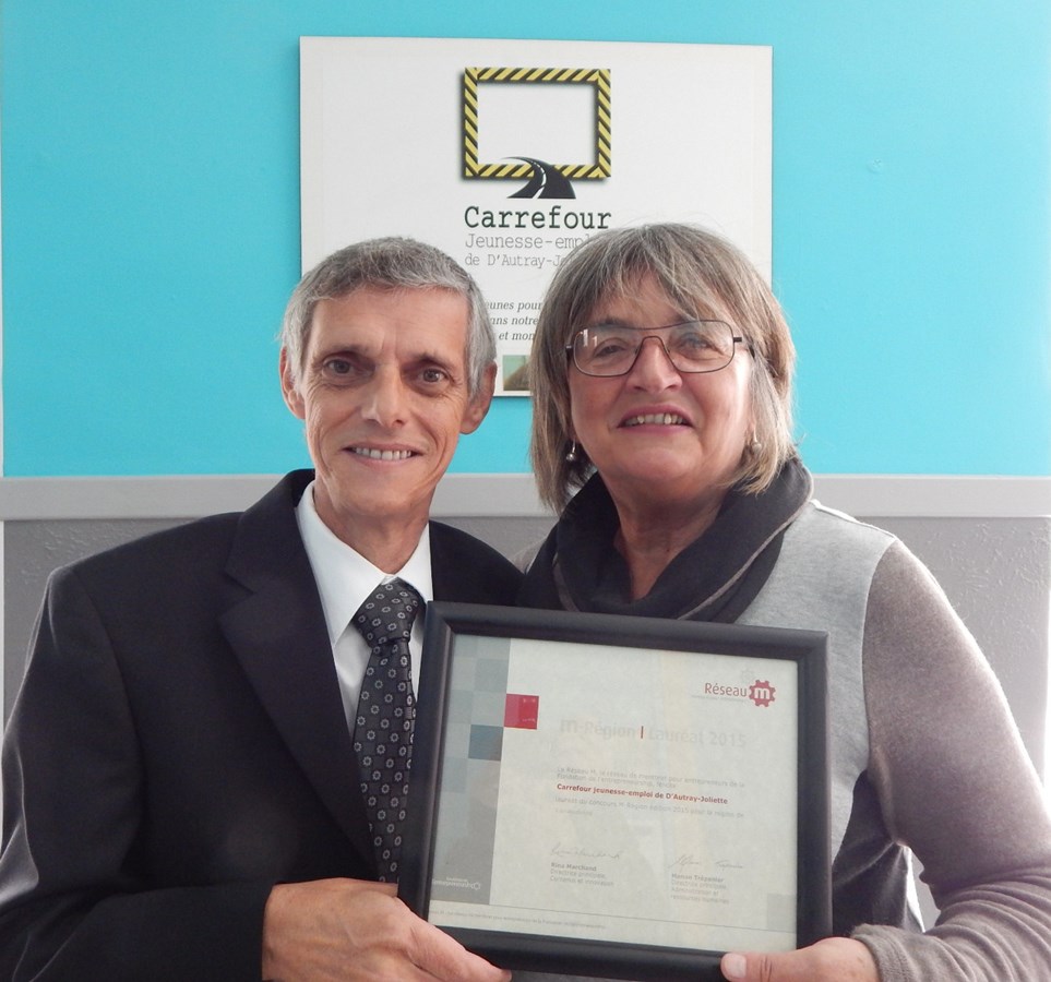 Le Carrefour jeunesse-emploi de D’Autray-Joliette : récipiendaire du prix M-Région