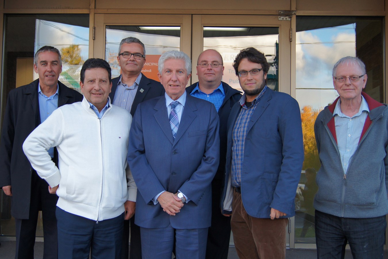 Gilles Duceppe en tournée dans le comté de Joliette