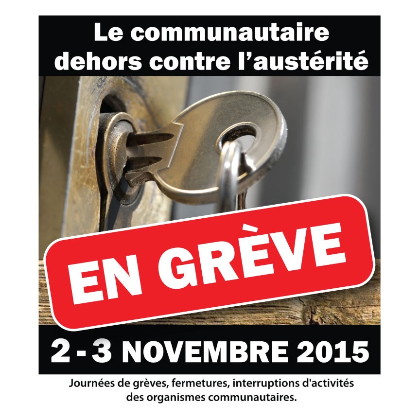L’ACEF Lanaudière fermera ses portes contre l’austérité les 2 et 3 novembre