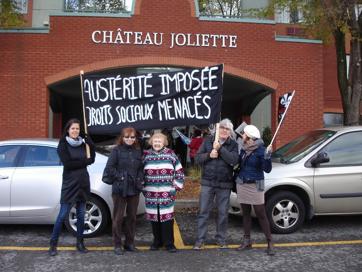 Les groupes en défense collective des droits de Lanaudière attendaient ministre délégué Jean-Denis Girard