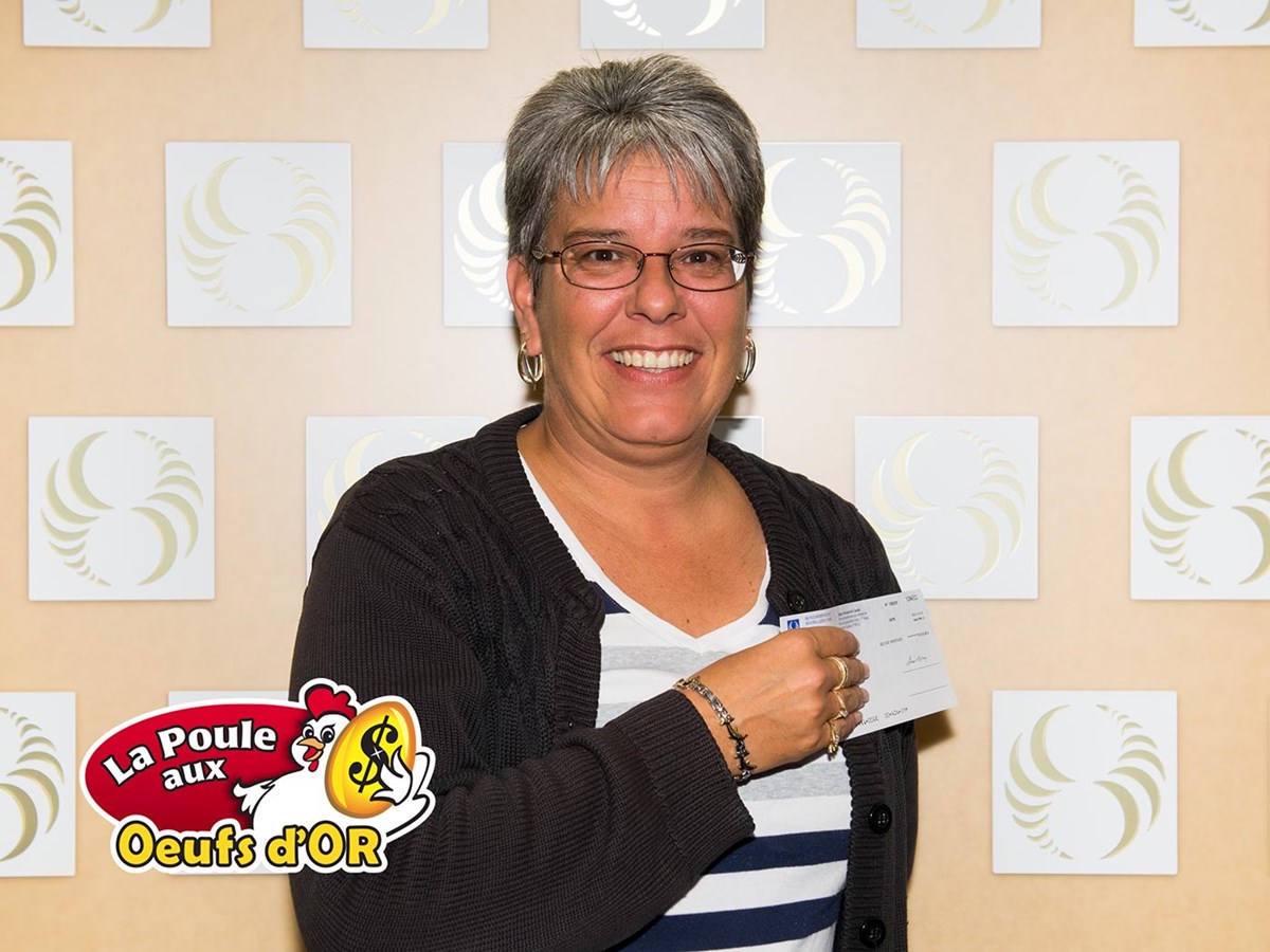 Une Lanaudoise remporte 50 010$ à La Poule aux oeufs d’or plus