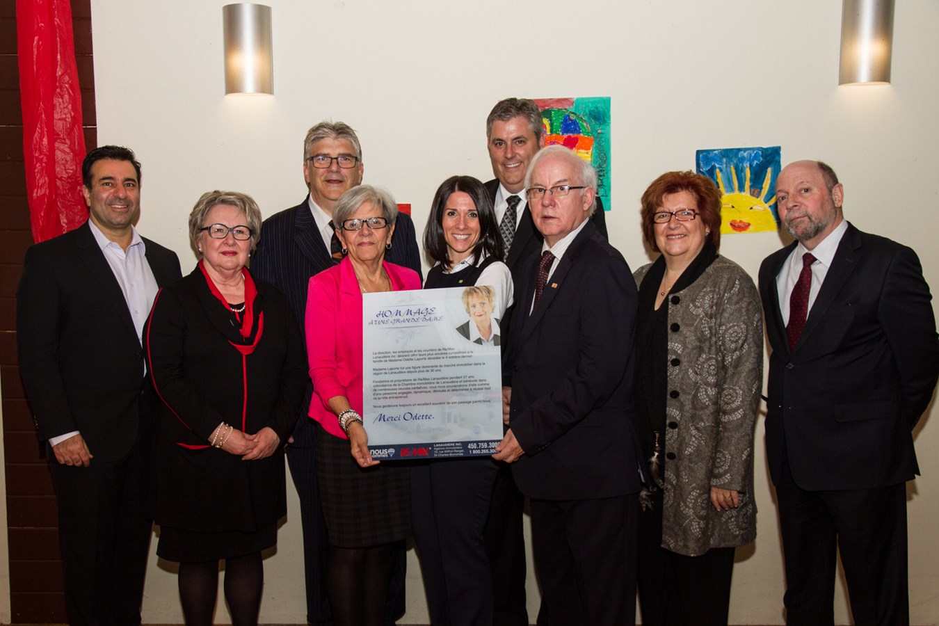 Deux hommages rendus à Odette Laporte
