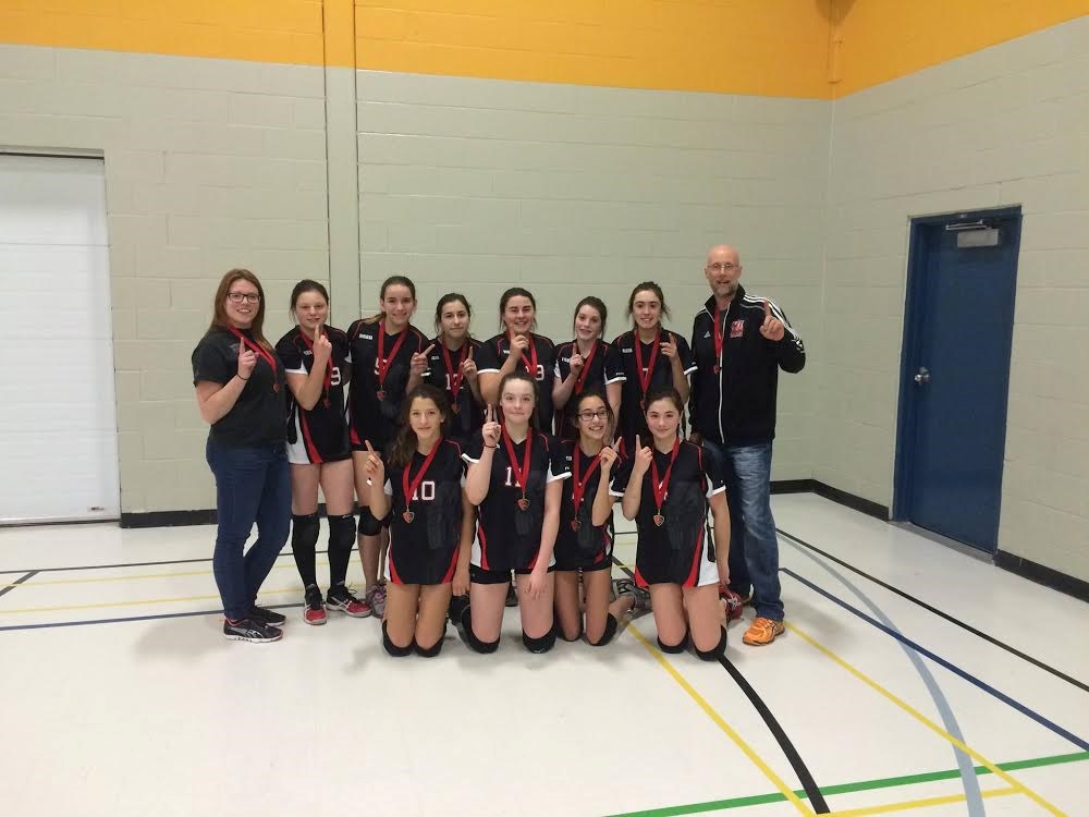 L'équipe féminine benjamine AA