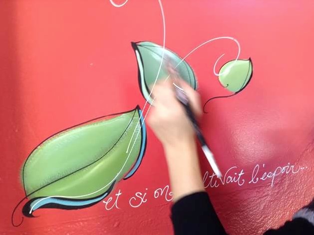 Une murale géante sera créée par les familles de la région