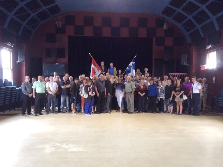 Lise Thériault et Michaelle Jean à Saint-Michel-des-Saints