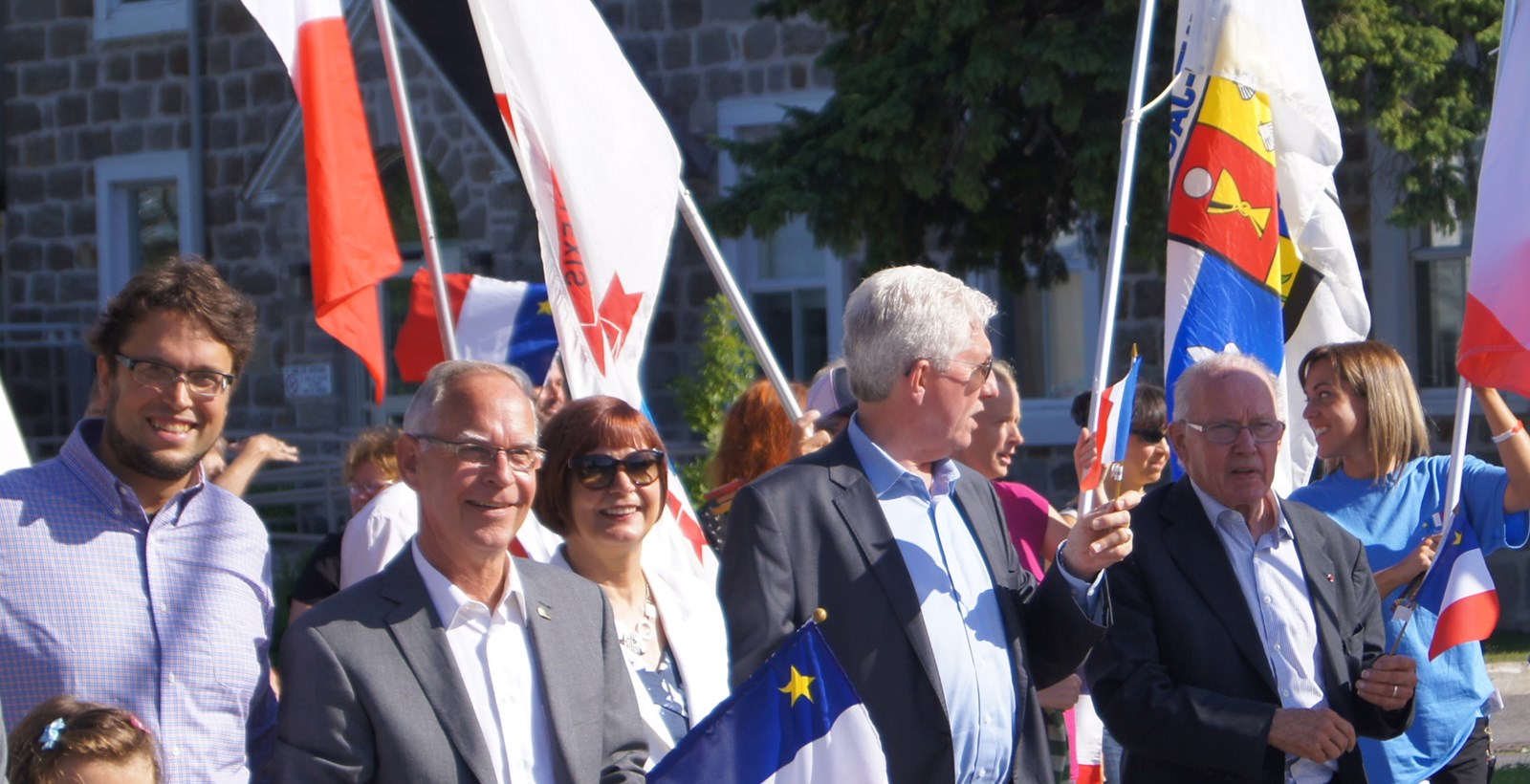 Gilles Duceppe de passage au Festival de la Nouvelle-Acadie