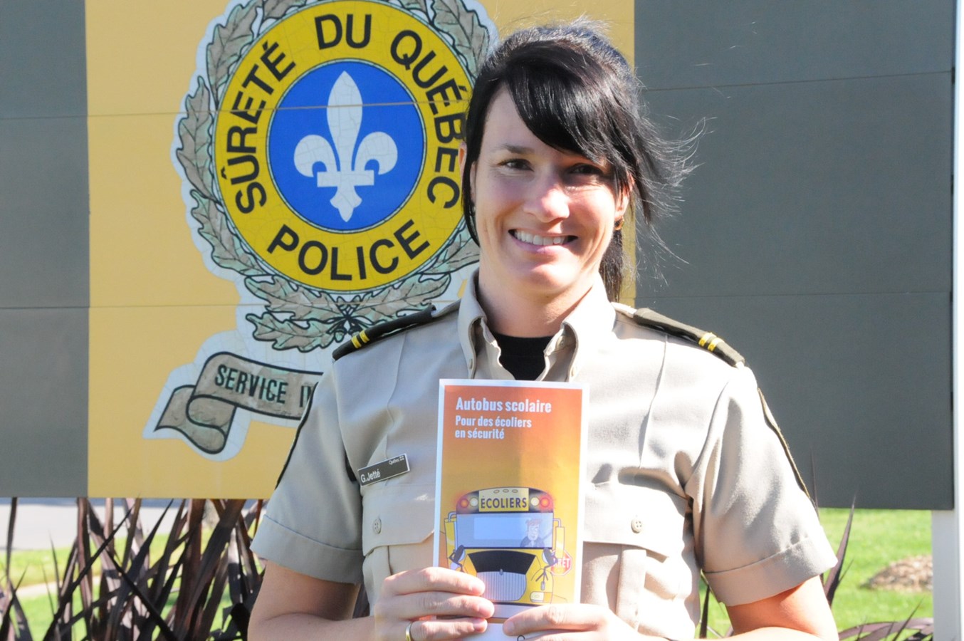 La sergente Geneviève Jetté, coordonnatrice locale en police communautaire