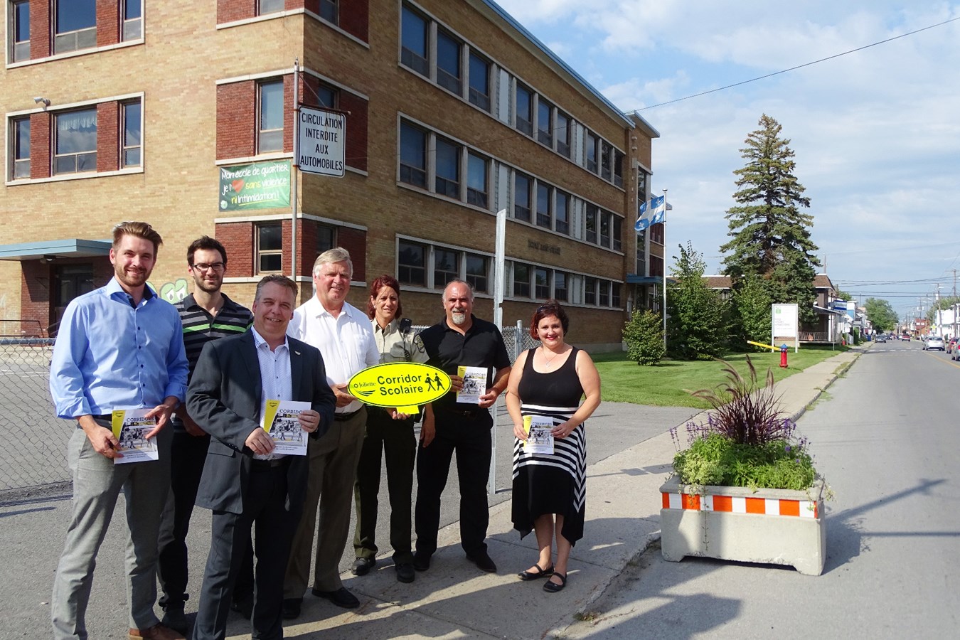 Joliette adopte des corridors scolaires autours de l’école Intégrée Saint-Pierre 