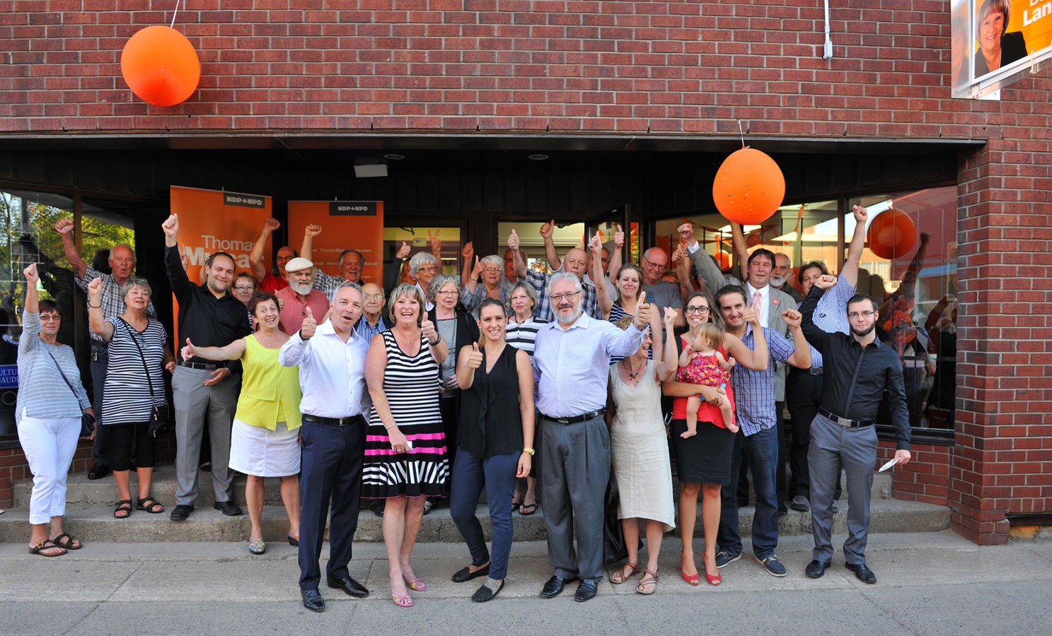 L’équipe NPD de Joliette inaugure son local électoral