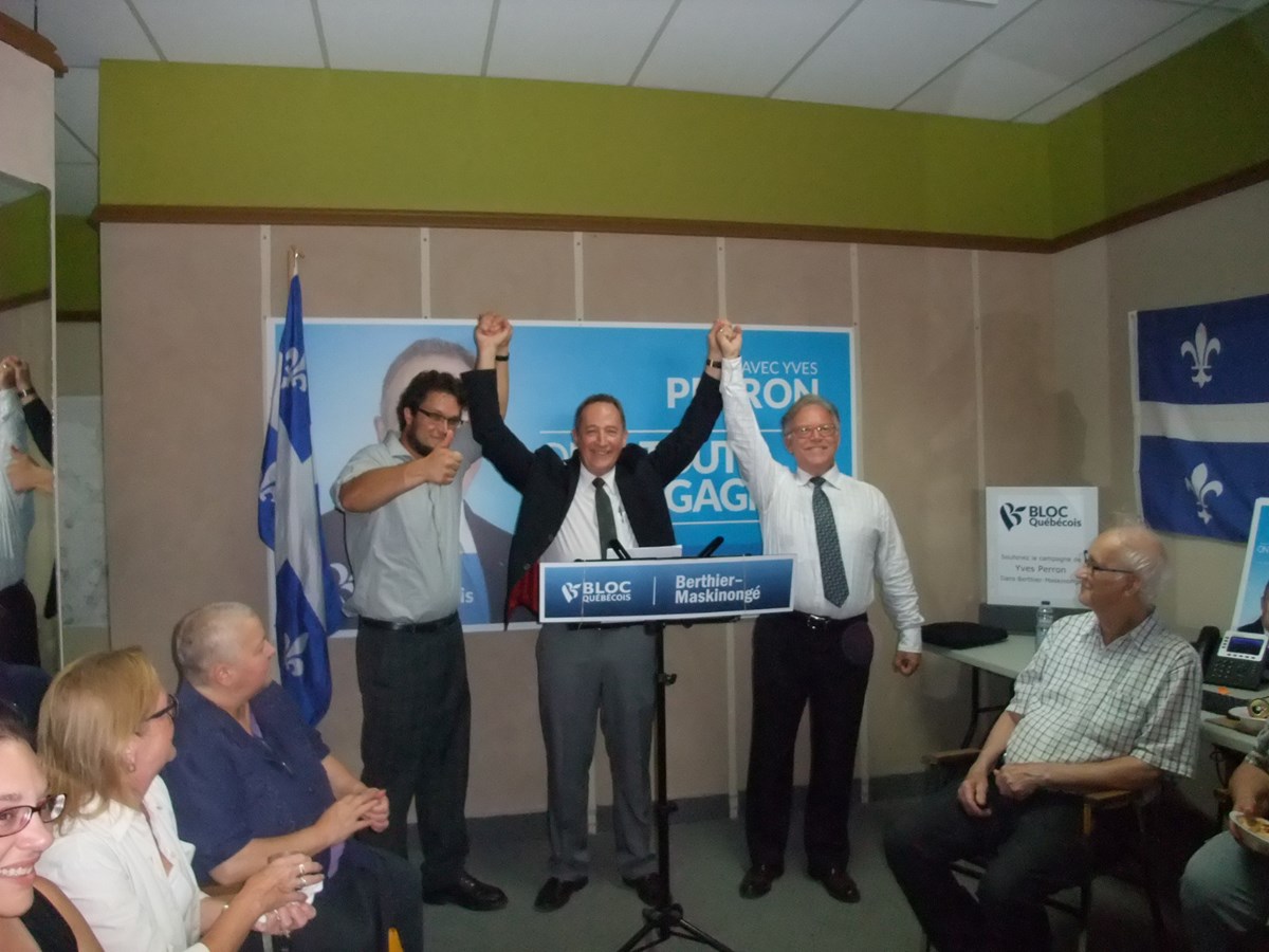 Succès pour le lancement officiel de la campagne électorale de Yves Perron dans Berthier-Maskinongé