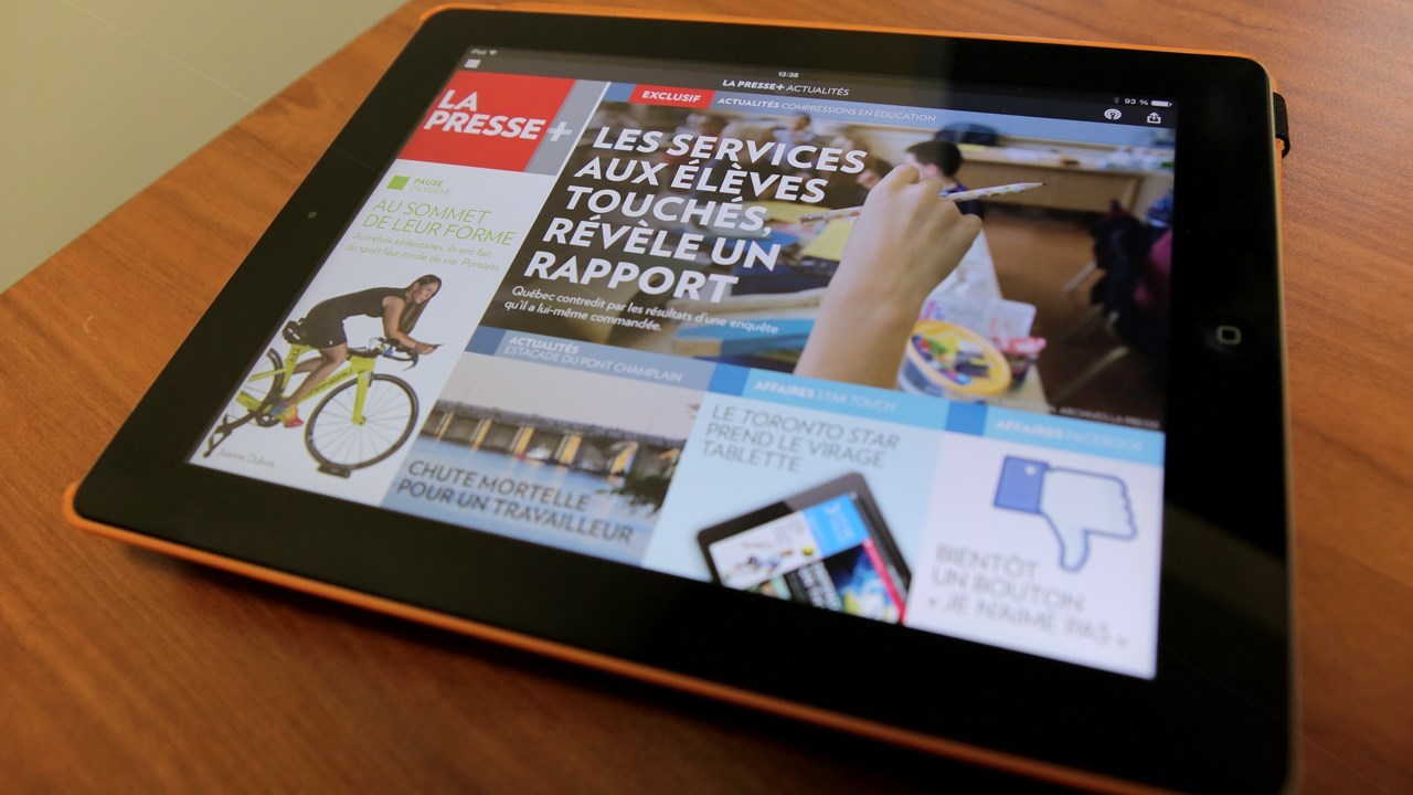 L’application « La Presse + » prendra ainsi le relais de La Presse papier.