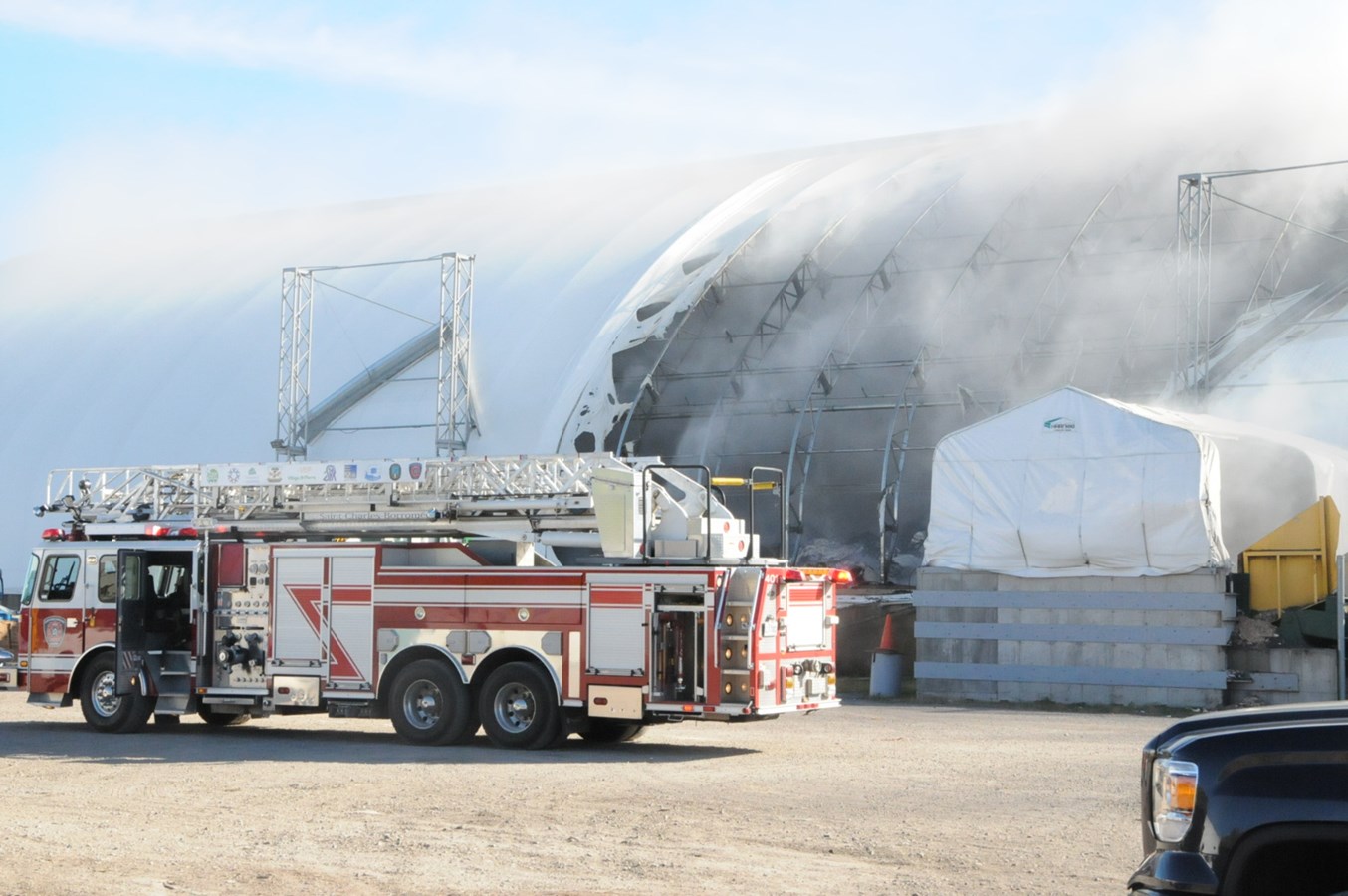 Un incendie endommage une entreprise de Saint-Thomas
