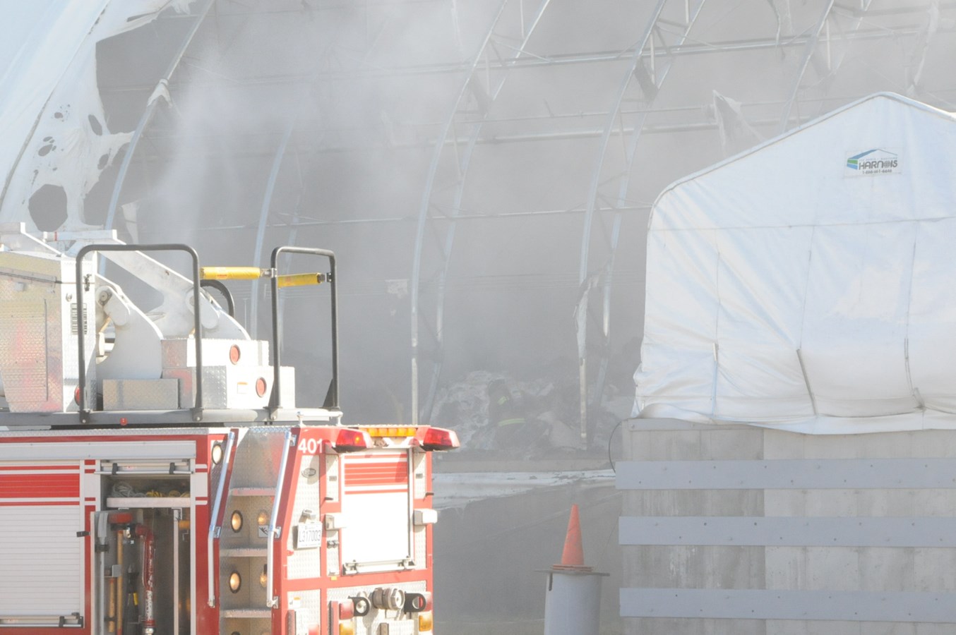Un incendie endommage une entreprise de Saint-Thomas