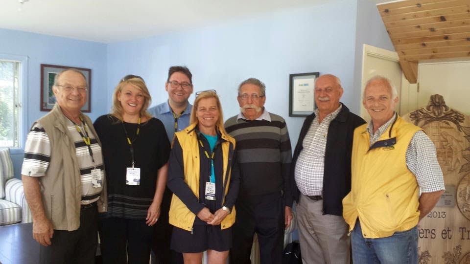 Sur la photo, de gauche à droite : Gaétan Morin (maire de Ste-Marcelline et préfet de la MRC de Matawinie), Lise Thériault (vice-première ministre, ministre de la Sécurité publique et ministre responsable de la région de Lanaudière), Pierre-Luc Bellerose (attaché politique de Lise Thériault), Carolle Picard (conseillère municipale de Ste-Marcelline), Gilles Arbour (maire suppléant de Ste-Marcelline), Atchez Arbour (maire de Ste-Émélie-de-L'Énergie) et Marcel Thériault (conseiller municipal de Ste-Marcelline).