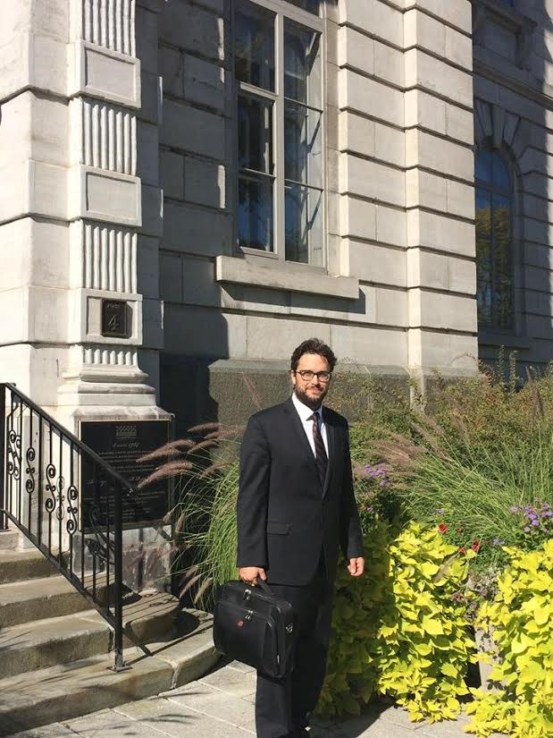 Gabriel Ste-Marie témoigne à la Commission des finances  publiques à Québec