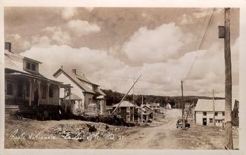 La rue Principale, vers 1940.