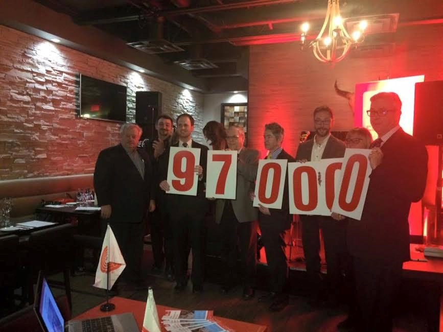Plusieurs jeunes de La Maison des Jeunes de St-Roch-de-l'Achigan, ont exprimé au nom des 97 organismes soutenus dans Lanaudière, l’importance du soutien offert par Centraide Lanaudière.