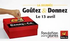 La Journée Goûtez&Donnez de la Fondation Benny&Co.aura lieu le 13 avril