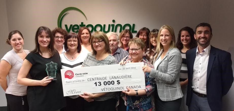 Un 18e succès pour la campagne Centraide chez Vétoquinol