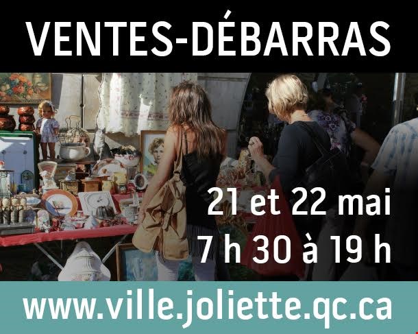 Ventes-débarras les 21 et 22 mai à Joliette