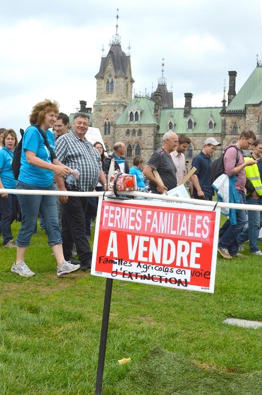 Une centaine de producteurs de Lanaudière se rendent à Ottawa