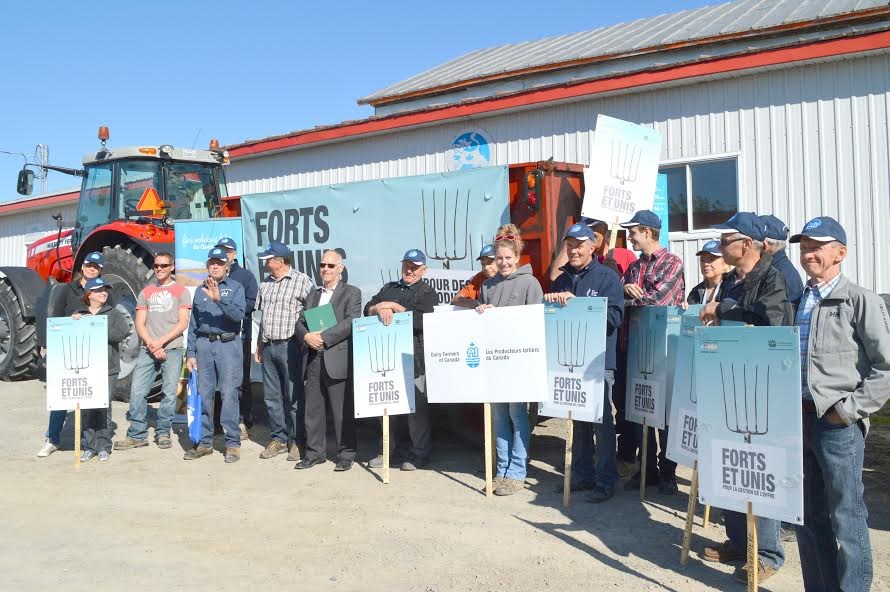 Une centaine de producteurs de Lanaudière se rendent à Ottawa