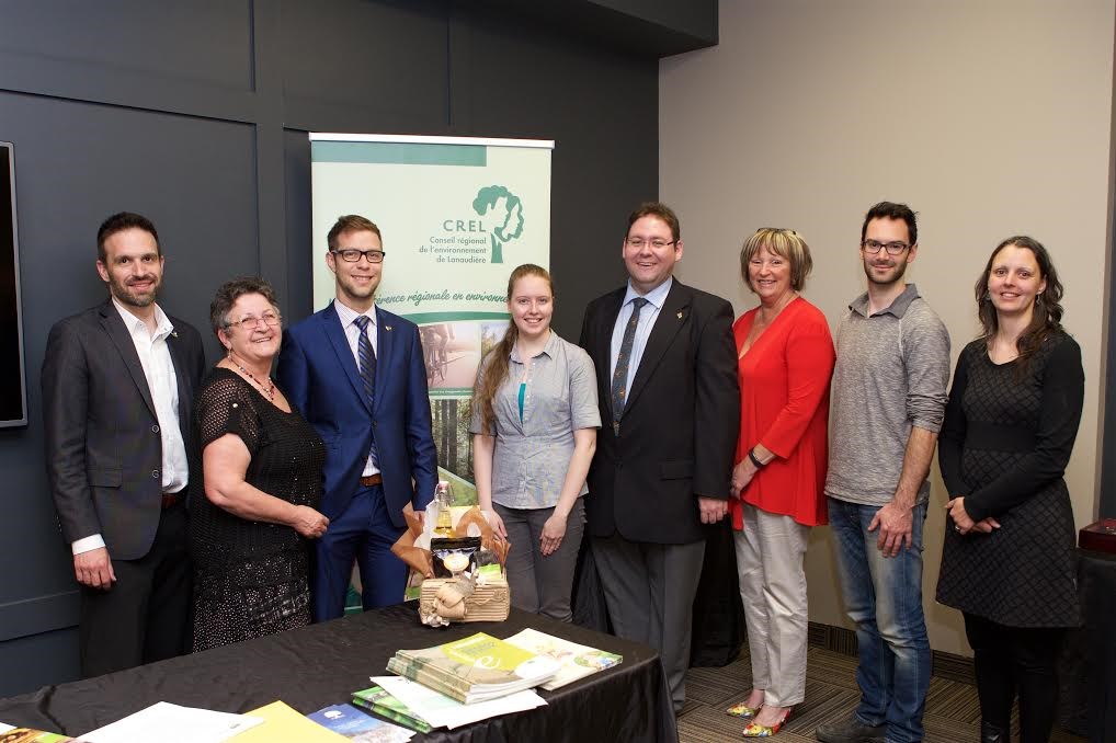 Joliette: 6e et dernier arrêt de la tournée des MRC de Lanaudière dans le cadre de la campagne de membership du Conseil régional de l'environnement de Lanaudière.