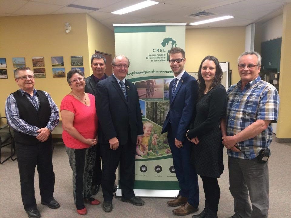 Berthierville: 3e arrêt de la tournée des MRC de Lanaudière dans le cadre de la campagne de membership du Conseil régional de l'environnement de Lanaudière.