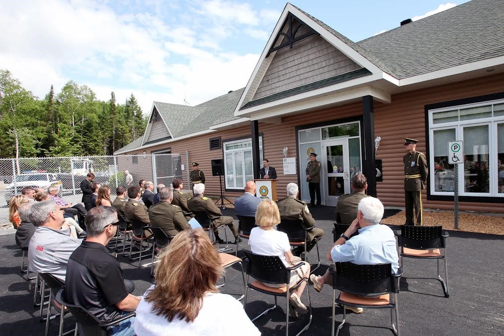 Inauguration des locaux du poste secondaire de la MRC de Matawinie à Saint-Donat