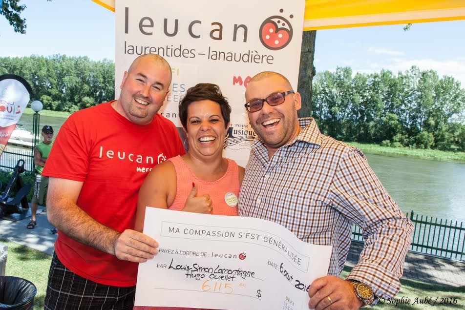 Louis-Simon Lamontagne, Anike Bélanger et Hugo Ouellet