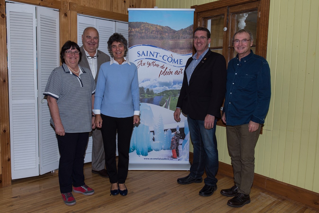 Inauguration du Parc Louis-Philippe-de Grandpré de Saint-Côme