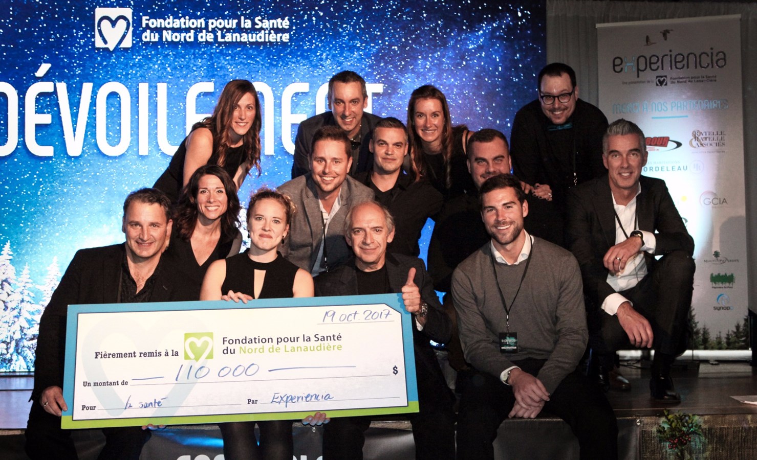 Avec 110 000 $ amassés, la Fondation pour la Santé est fière d’avoir osé le thème de l’expérience avec sa nouvelle soirée-bénéfice Experiencia!